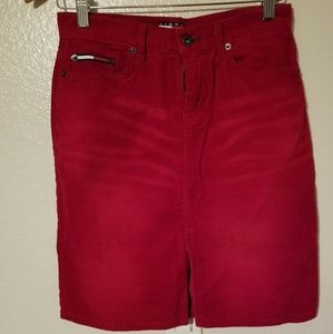 Tommy Hilfiger red skirt